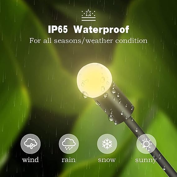 51RIP3K+2aL Solar Powered Garden Lights