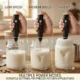 USB Rechargeable Milk Frother & whisk mixer - 3 Speed I Egg Beater I Coffee Frother
