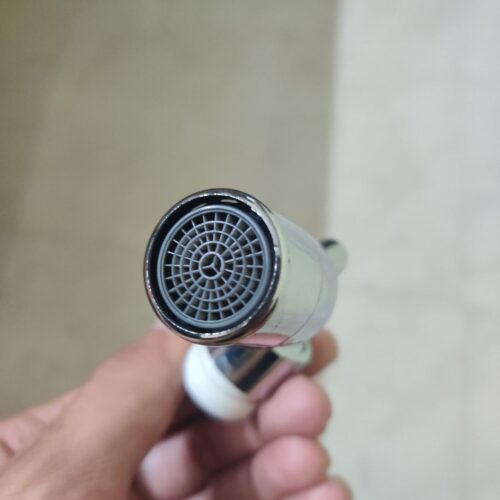 720° Rotating Faucet Aerator — Fits All Taps | Splash + Shower Mode | Water Saving photo review