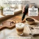 USB Rechargeable Milk Frother & whisk mixer - 3 Speed I Egg Beater I Coffee Frother